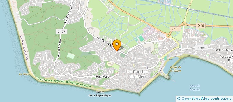 localisation de l'entreprise MONSIEUR GERALD BAUDRY à LA TRANCHE-SUR-MER
