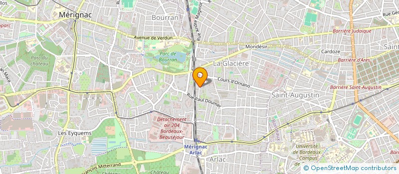 localisation de l'entreprise MONSIEUR GERALD BEGUHE à MERIGNAC