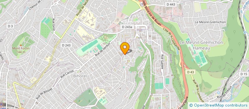 localisation de l'entreprise MONSIEUR GERALD BELLEROPHON à ROUEN