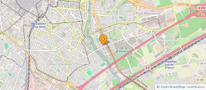 localisation de l'entreprise MONSIEUR GERALD BEN SOUSSAN  MONTPELLIER