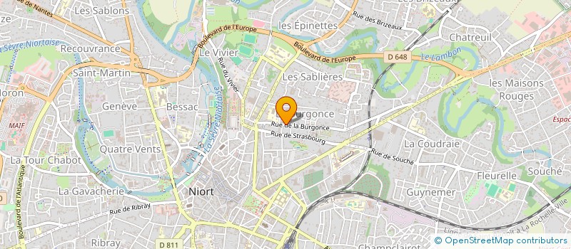 localisation de l'entreprise MONSIEUR GERALD BERLIAT à NIORT
