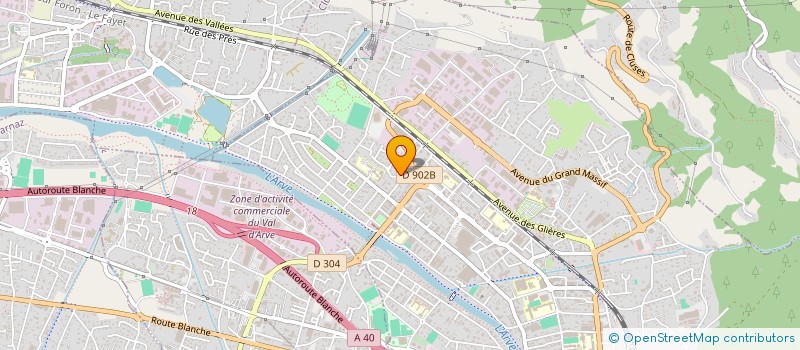 localisation de l'entreprise MONSIEUR GERALD BERTHELON  CLUSES