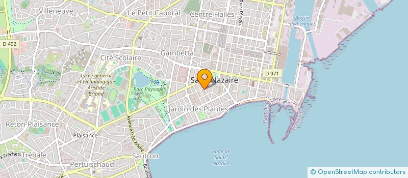 localisation de l'entreprise MONSIEUR GERALD BIHAN  SAINT-NAZAIRE