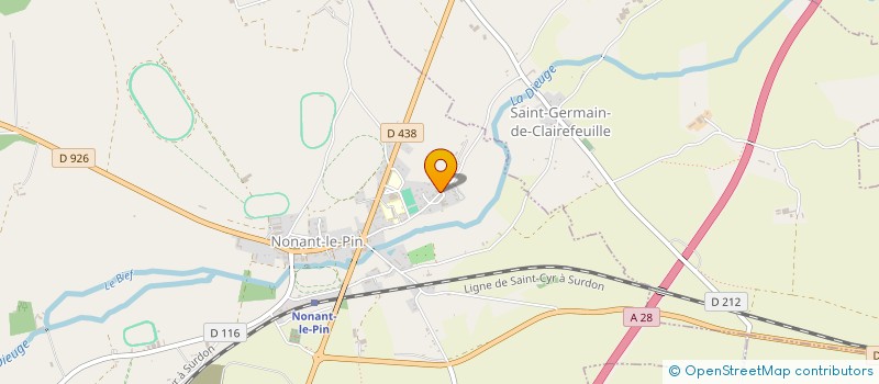 localisation de l'entreprise MONSIEUR GERALD BLANDIN à NONANT-LE-PIN