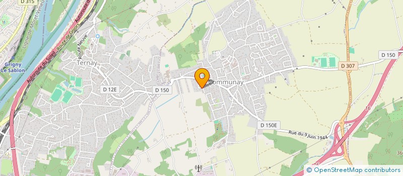 localisation de l'entreprise MONSIEUR GERALD BOCQUENET  COMMUNAY