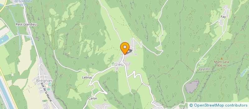 localisation de l'entreprise MONSIEUR GERALD BOISSON  IZIEU