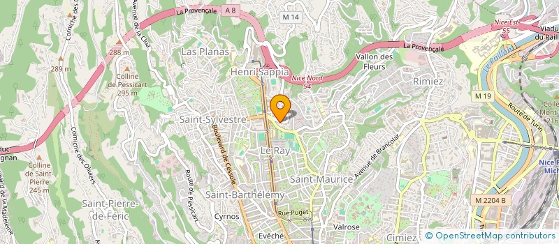localisation de l'entreprise MONSIEUR GERALD BON à NICE