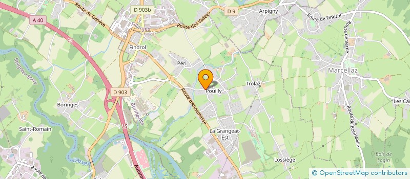 localisation de l'entreprise MONSIEUR GERALD BONNIN à CONTAMINE-SUR-ARVE