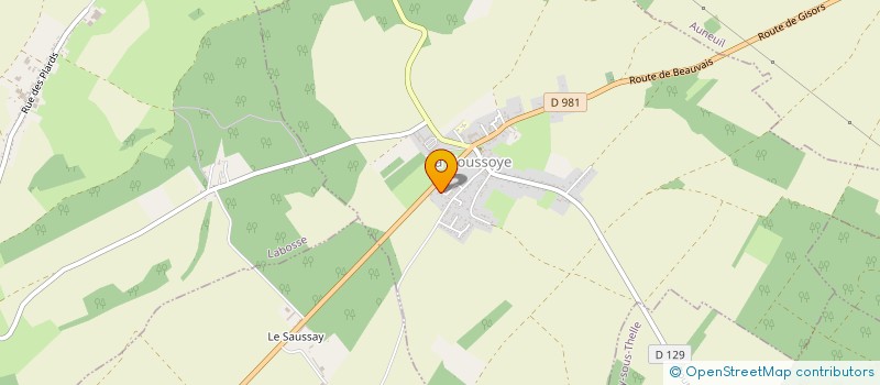 localisation de l'entreprise MONSIEUR GERALD BOUCHER  LA HOUSSOYE