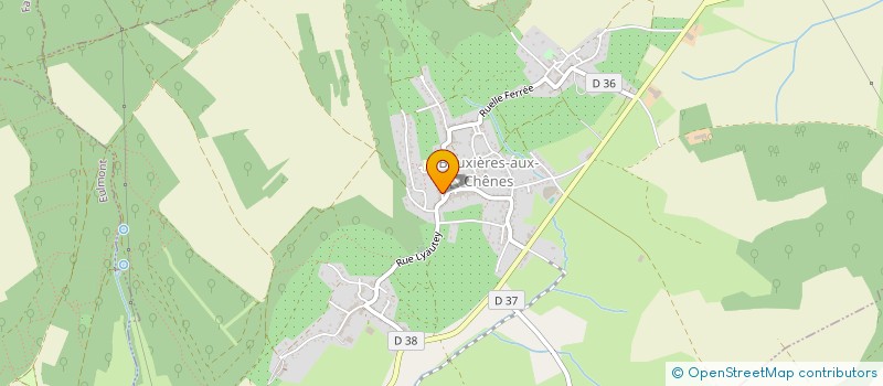 localisation de l'entreprise MONSIEUR GERALD BOUHELIER  BOUXIERES-AUX-CHENES