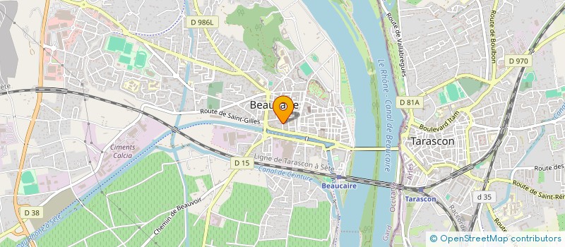 localisation de l'entreprise MONSIEUR GERALD BOURGEOIS à BEAUCAIRE