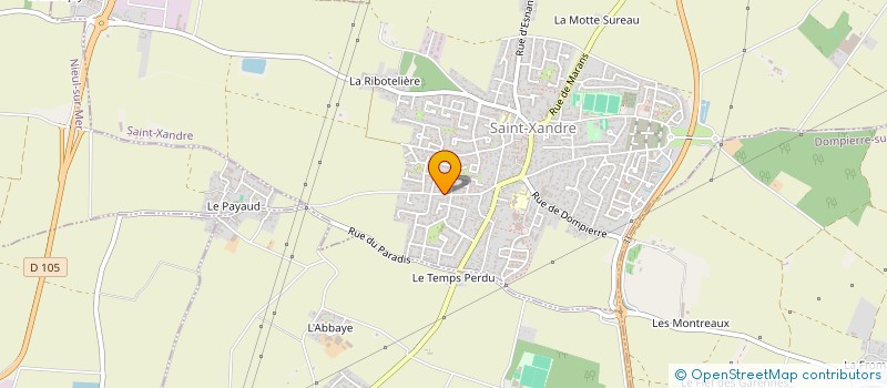 localisation de l'entreprise MONSIEUR GERALD BOUTET  SAINT-XANDRE