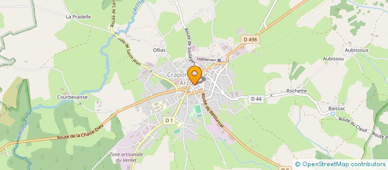 localisation de l'entreprise MONSIEUR GERALD BRUNEL à SAINT-VICTOR-SUR-ARLANC