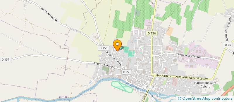 localisation de l'entreprise MONSIEUR GERALD CADENAT à JARNAC