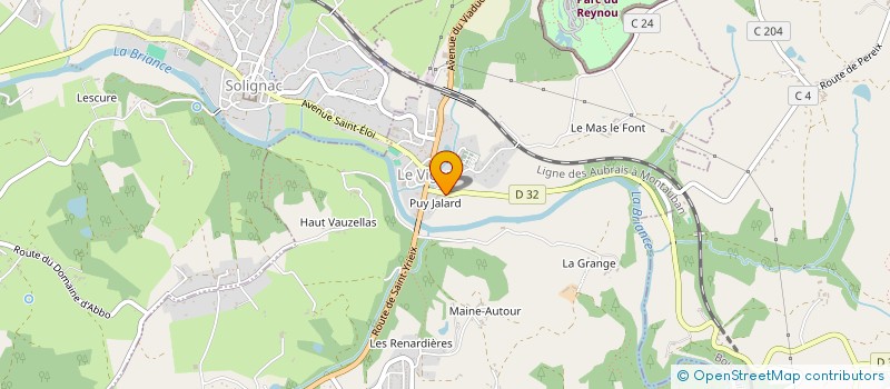 localisation de l'entreprise MONSIEUR GERALD CAILLEAUD  LE VIGEN