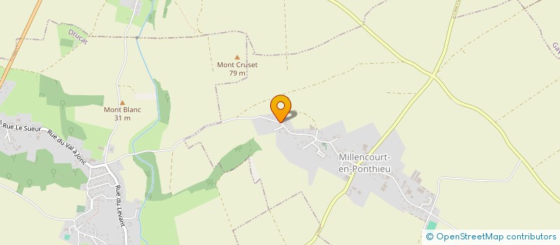 localisation de l'entreprise MONSIEUR GERALD CARVILLE  MILLENCOURT-EN-PONTHIEU