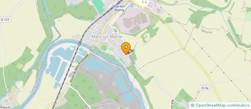 localisation de l'entreprise MONSIEUR GERALD CASTERS  MARY-SUR-MARNE