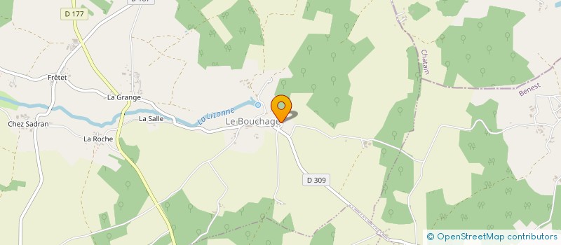 localisation de l'entreprise MONSIEUR GERALD CATTANEO  LE BOUCHAGE