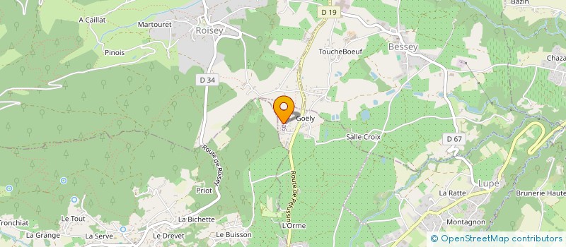 localisation de l'entreprise MONSIEUR GERALD CELLARD  MACLAS