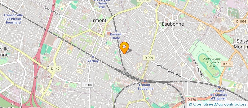 localisation de l'entreprise MONSIEUR GERALD CHAMPION  ERMONT