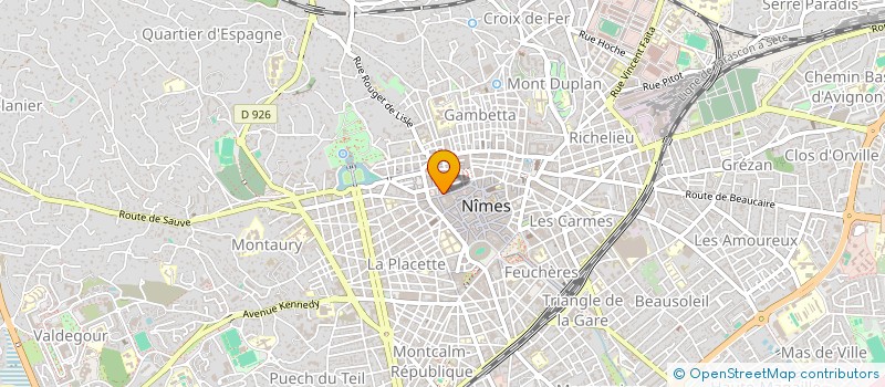 localisation de l'entreprise MONSIEUR GERALD CHAUSSY à NIMES