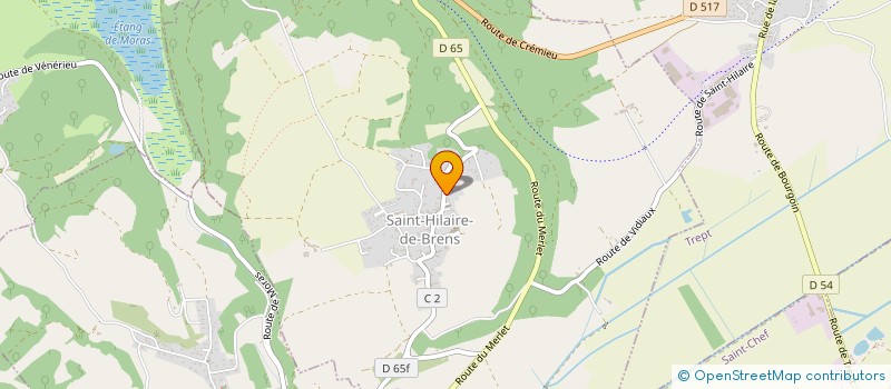 localisation de l'entreprise MONSIEUR GERALD CLIET-MARREL  SAINT-HILAIRE-DE-BRENS