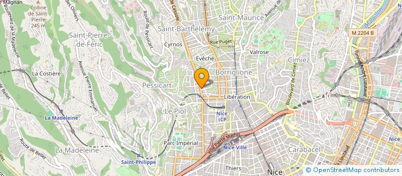 localisation de l'entreprise MONSIEUR GERALD COLARD à NICE