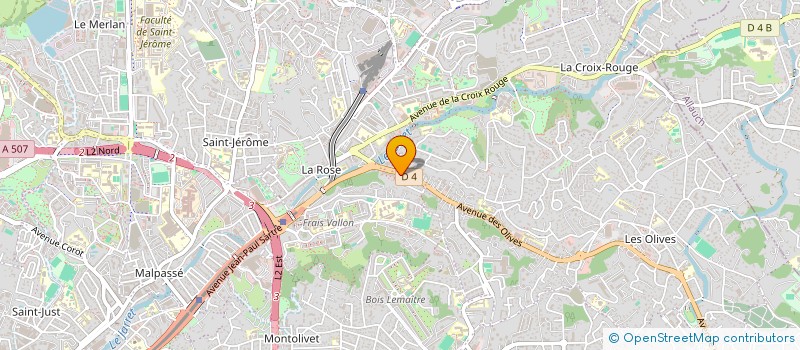 localisation de l'entreprise MONSIEUR GERALD CORE à MARSEILLE
