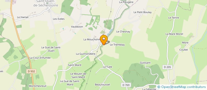localisation de l'entreprise MONSIEUR GERALD COTTIN à SAINTE-CERONNE-LES-MORTAGNE