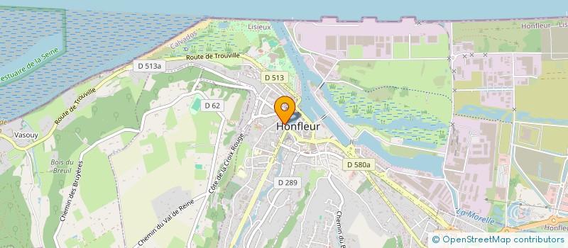 localisation de l'entreprise MONSIEUR GERALD DANEL à HONFLEUR
