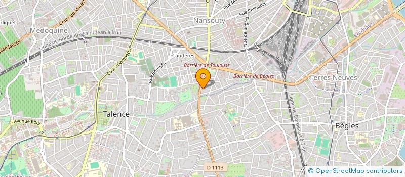 localisation de l'entreprise MONSIEUR GERALD DARAGNES à BORDEAUX