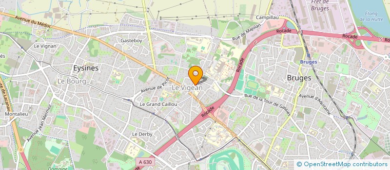 localisation de l'entreprise MONSIEUR GERALD DE LUSSY  EYSINES