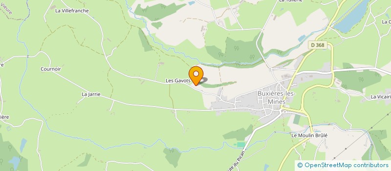 localisation de l'entreprise MONSIEUR GERALD DECEUNINCK  BUXIERES-LES-MINES