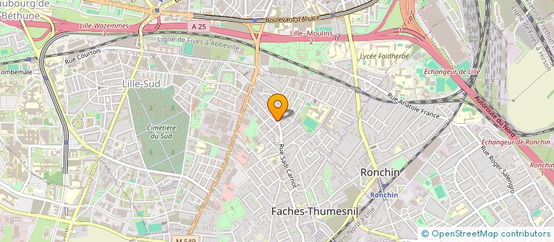 localisation de l'entreprise MONSIEUR GERALD DECONINCK  FACHES-THUMESNIL