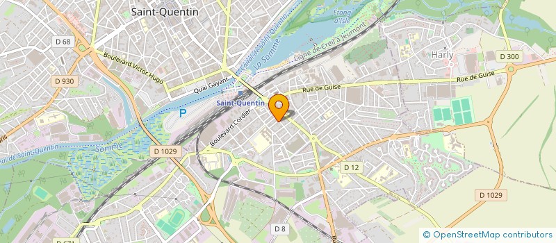 localisation de l'entreprise MONSIEUR GERALD DELABARRE à SAINT-QUENTIN