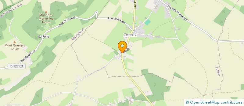 localisation de l'entreprise MONSIEUR GERALD DELPLANQUE  ZOTEUX