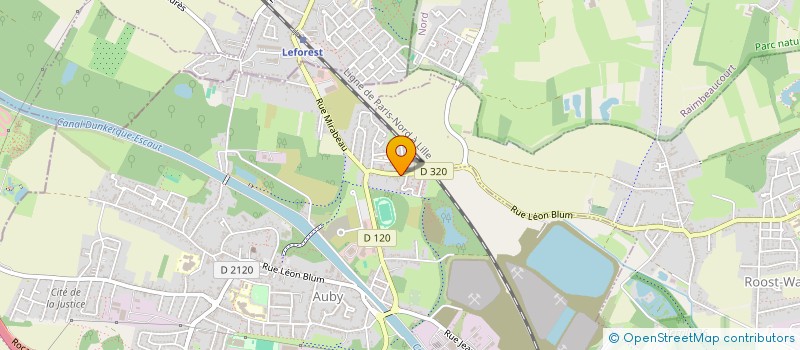 localisation de l'entreprise MONSIEUR GERALD DESMONS  AUBY