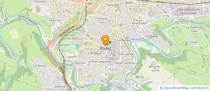 localisation de l'entreprise MONSIEUR GERALD DOUZIECH à RODEZ