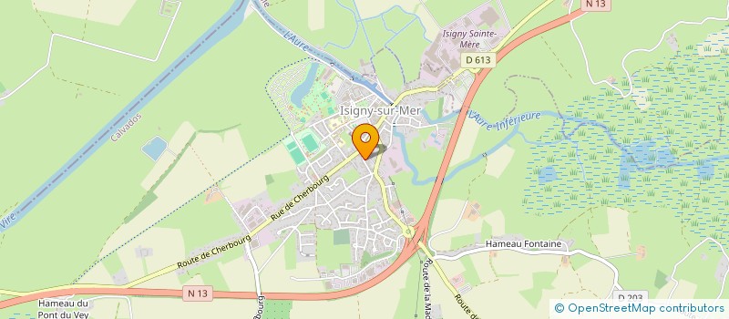 localisation de l'entreprise MONSIEUR GERALD DUMESNIL  ISIGNY-SUR-MER