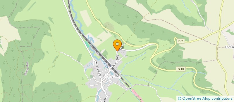 localisation de l'entreprise MONSIEUR GERALD DUPAQUIER  BLAISY-BAS