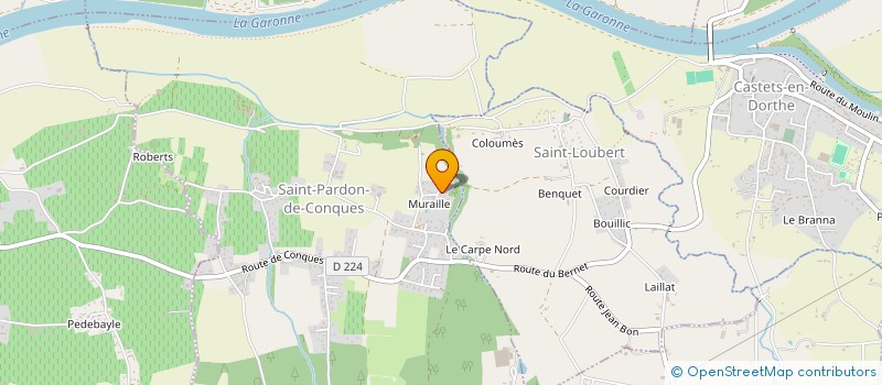 localisation de l'entreprise MONSIEUR GERALD EBERLE  SAINT-PARDON-DE-CONQUES