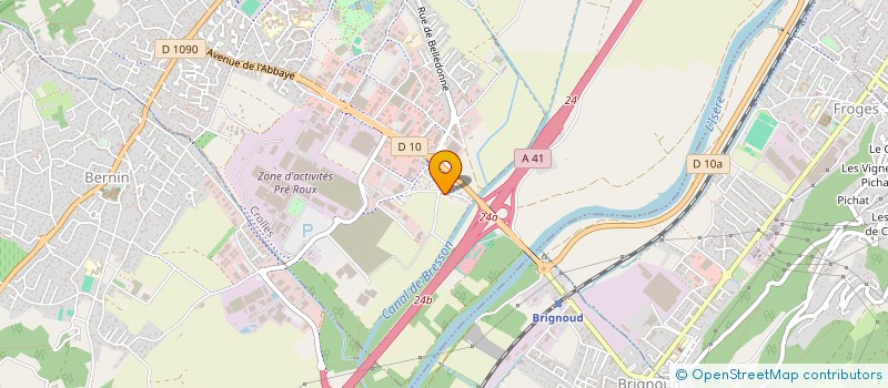 localisation de l'entreprise MONSIEUR GERALD ENGLISH  CROLLES