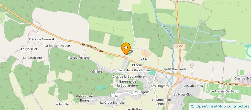 localisation de l'entreprise MONSIEUR GERALD ERENS  CINAIS