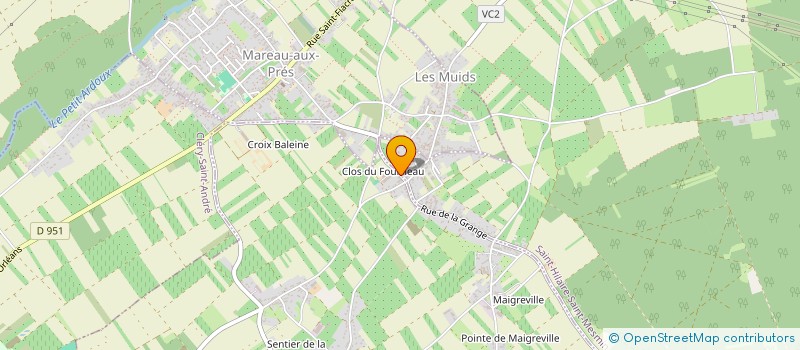 localisation de l'entreprise MONSIEUR GERALD ESCUER à MEZIERES-LEZ-CLERY