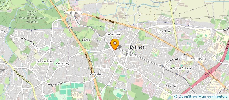 localisation de l'entreprise MONSIEUR GERALD ESTELLES  EYSINES