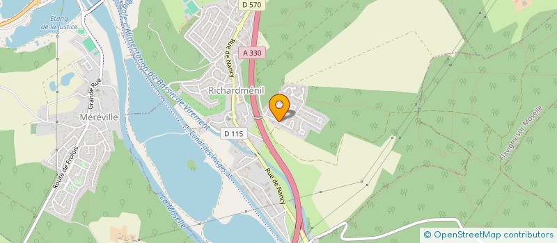 localisation de l'entreprise MONSIEUR GERALD FAVIER  RICHARDMENIL