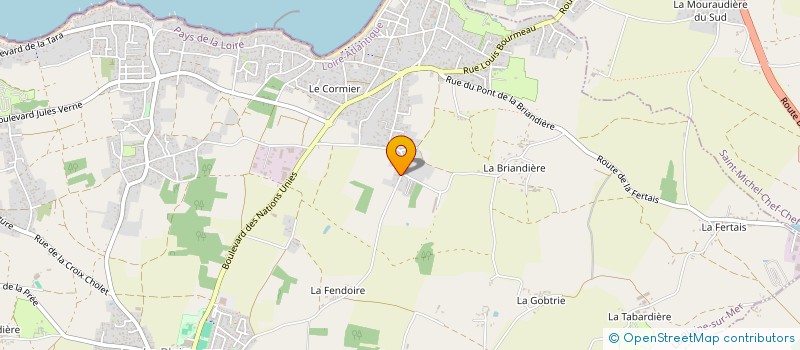 localisation de l'entreprise MONSIEUR GERALD FESSARD à LA PLAINE-SUR-MER