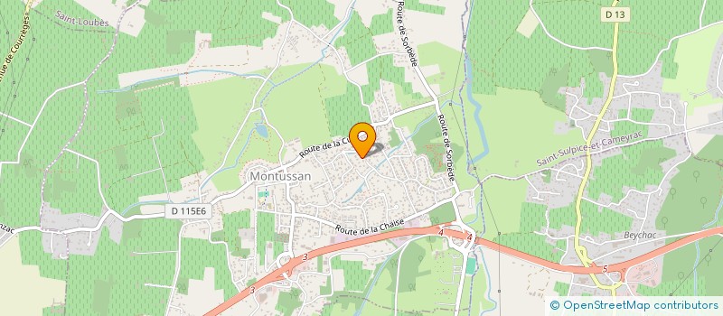 localisation de l'entreprise MONSIEUR GERALD FIEGEN  MONTUSSAN