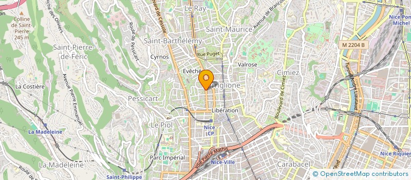 localisation de l'entreprise MONSIEUR GERALD FIORE à NICE