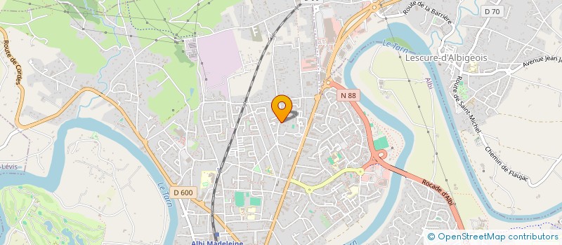 localisation de l'entreprise MONSIEUR GERALD FOLLIOT à ALBI